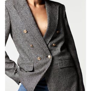 NWT Zara Houndstooth Blazer